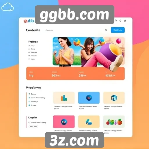 Navegação e interface do usuário no site ggbb.com